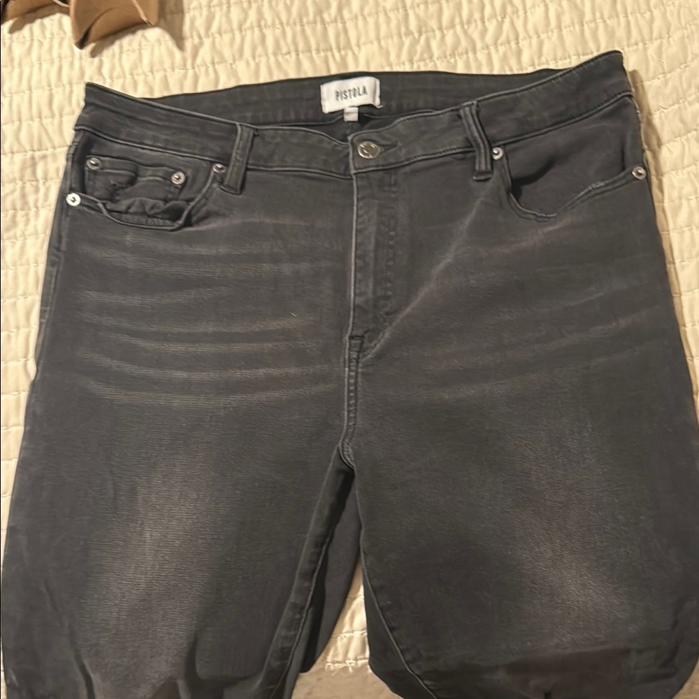 Pistola Men's Dark Gray Relaxed Jeans